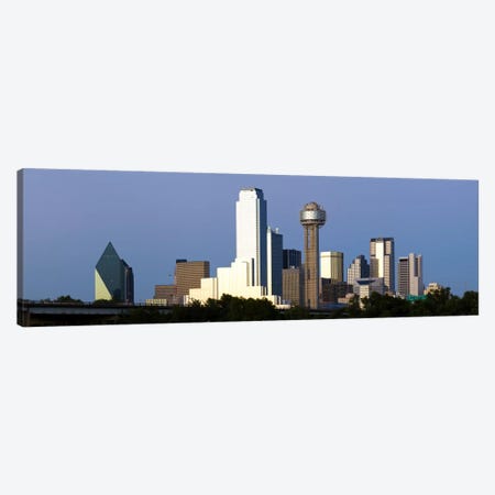 Skyscrapers in a city, Reunion Tower, Dallas, Texas, USA #2 Canvas Print #PIM8012} by Panoramic Images Canvas Art
