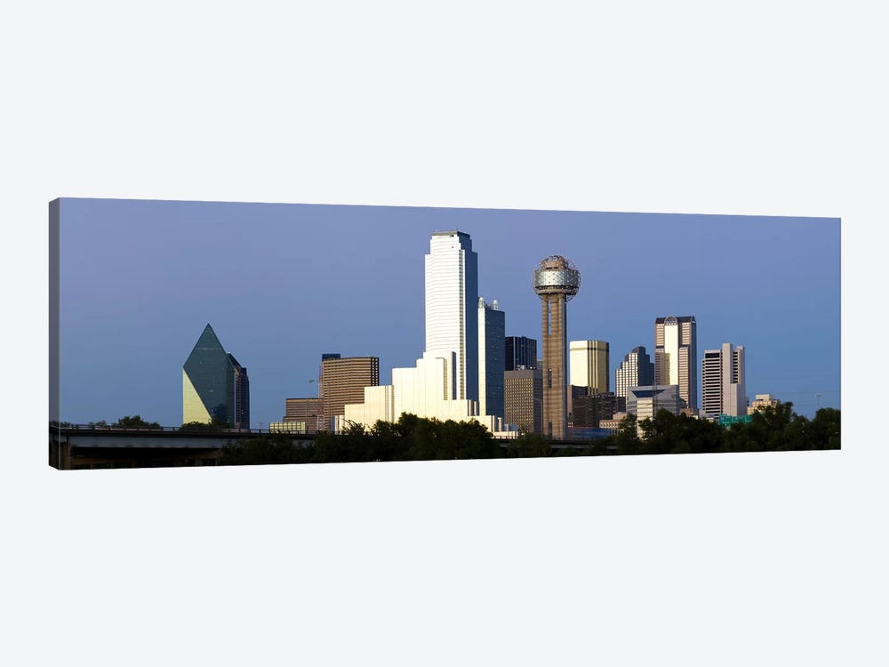 Skyscrapers in a city, Reunion Tower, Dallas, Texas, USA #2 by Panoramic Images 1-piece Canvas Artwork