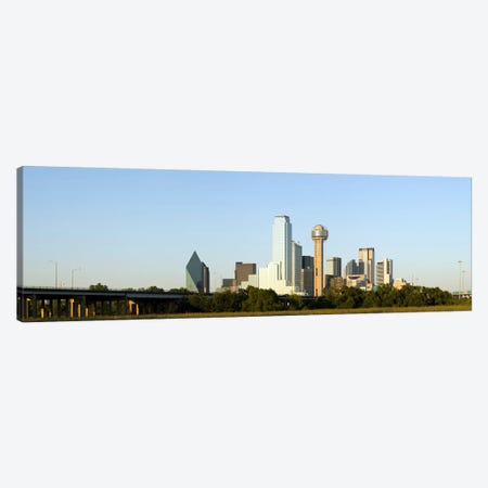 Skyscrapers in a city, Reunion Tower, Dallas, Texas, USA #4 Canvas Print #PIM8014} by Panoramic Images Canvas Art Print