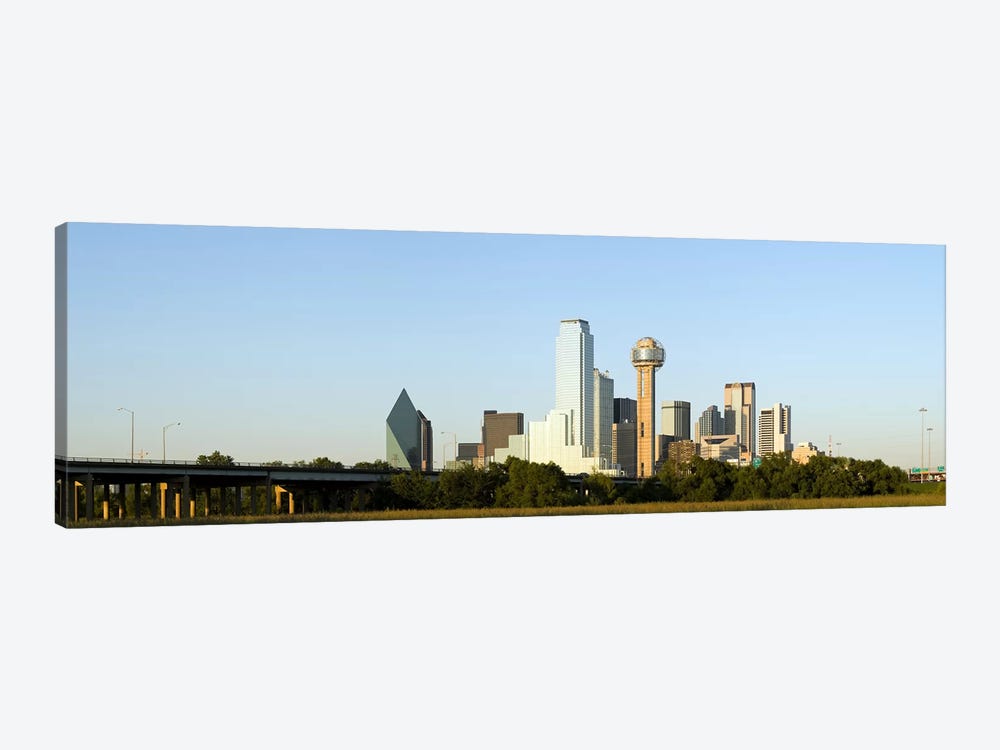 Skyscrapers in a city, Reunion Tower, Dallas, Texas, USA #4 by Panoramic Images 1-piece Canvas Wall Art