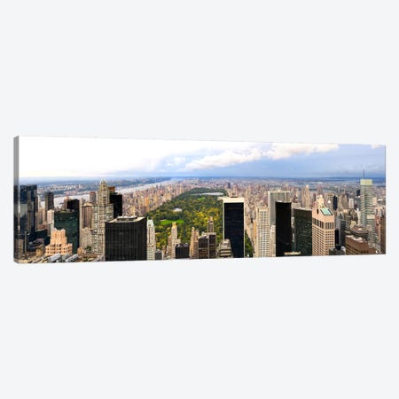 Aerial view of a city, Central Park, Upper Manhattan, Manhattan, New York City, New York State, USA Canvas Print #PIM8019} by Panoramic Images Canvas Art