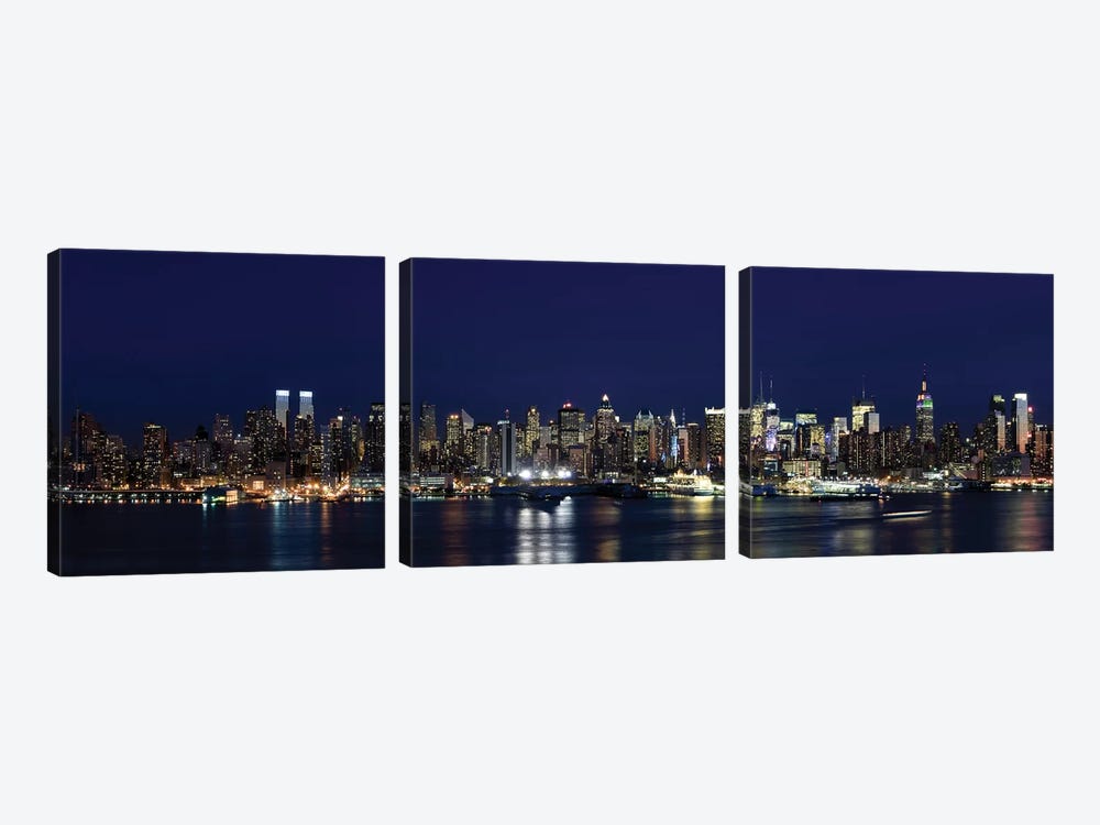 Midtown Manhattan, New York City, New York by Panoramic Images 3-piece Canvas Art Print