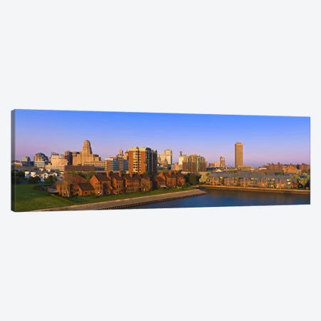 High angle view of a city, Buffalo, New York State, USA Canvas Print #PIM8031} by Panoramic Images Canvas Art