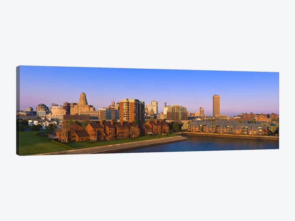 High angle view of a city, Buffalo, New York State, USA by Panoramic Images 1-piece Art Print