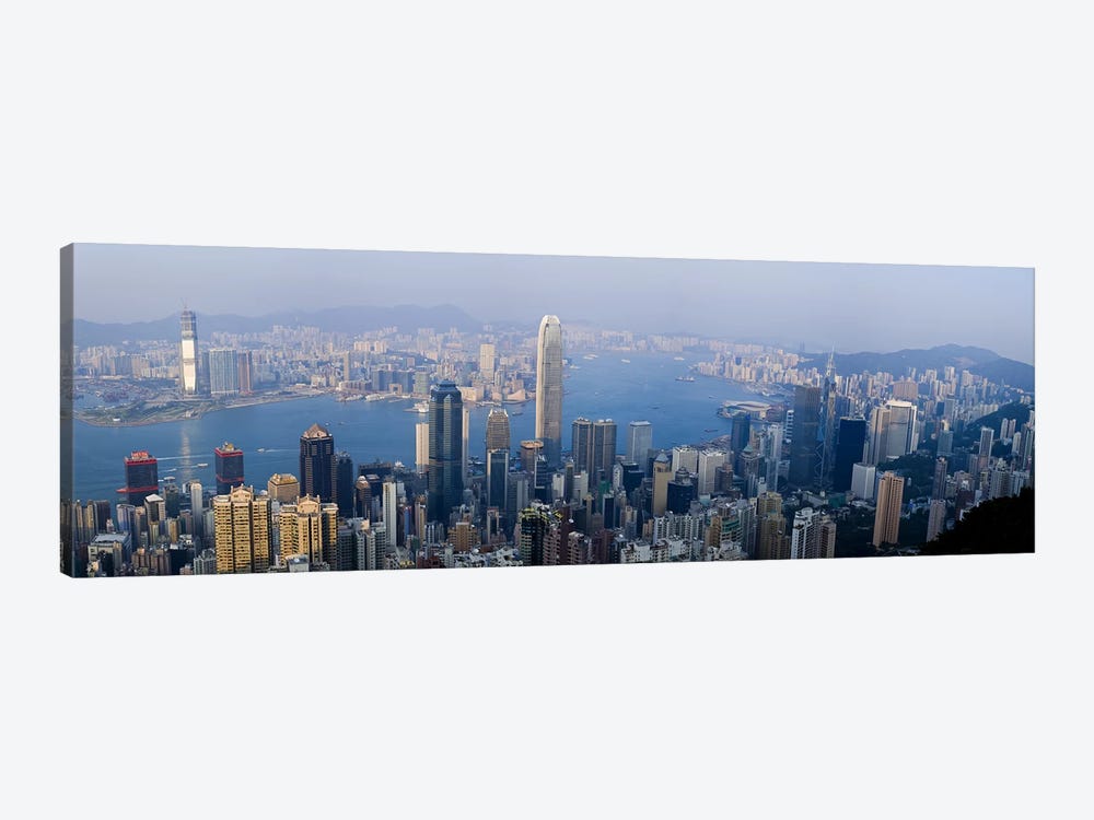 Aerial View Of Victoria Harbour And Surrounding Districts, Hong Kong, People's Republic Of China 1-piece Art Print