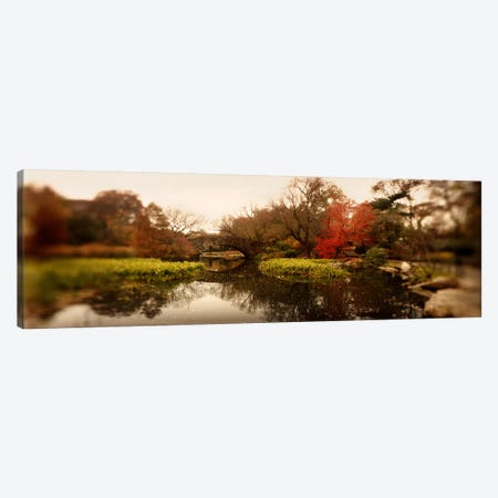 Pond in a park, Central Park, Manhattan, New York City, New York State, USA Canvas Print #PIM8050} by Panoramic Images Canvas Art