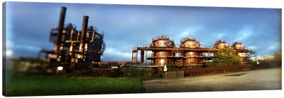 Old oil refinery, Gasworks Park, Seattle, King County, Washington State, USA Canvas Art Print - Industrial Art