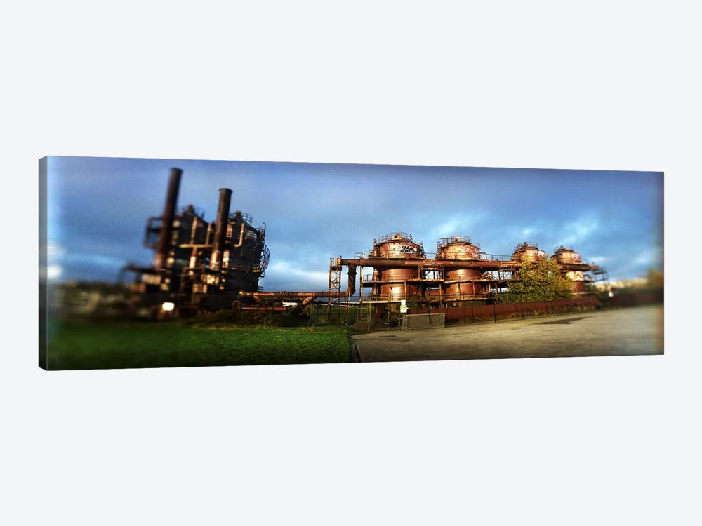 Old oil refinery, Gasworks Park, Seattle, King County, Washington State, USA by Panoramic Images 1-piece Canvas Art Print