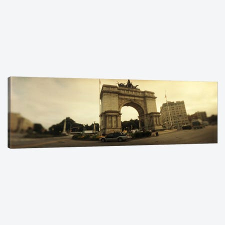 War memorial, Soldiers And Sailors Memorial Arch, Prospect Park, Grand Army Plaza, Brooklyn, New York City, New York State, USA Canvas Print #PIM8057} by Panoramic Images Canvas Print