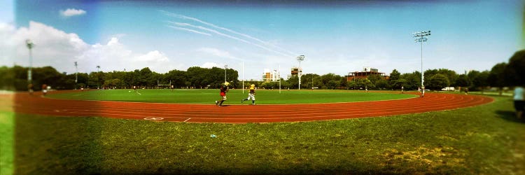 People jogging in a public park, McCarren Park, Greenpoint, Brooklyn, New York City, New York State, USA