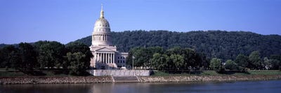 West Virginia State Capitol, Charleston, Kanawha County, West Virginia, USA by Panoramic Images framed canvas print