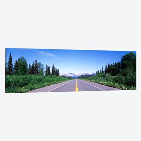 George Parks Highway AK Canvas Print #PIM806} by Panoramic Images Canvas Art Print