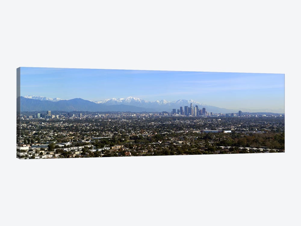 City with mountains in the backgroundLos Angeles, California, USA by Panoramic Images 1-piece Canvas Wall Art
