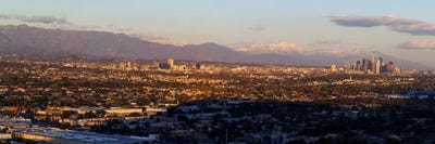 Buildings in a cityLos Angeles, California, USA by Panoramic Images canvas print