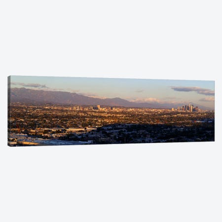 Buildings in a cityLos Angeles, California, USA Canvas Print #PIM8073} by Panoramic Images Canvas Artwork
