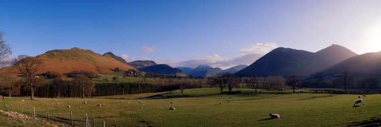 Valley Northern Lake District Cumbria Newlands England