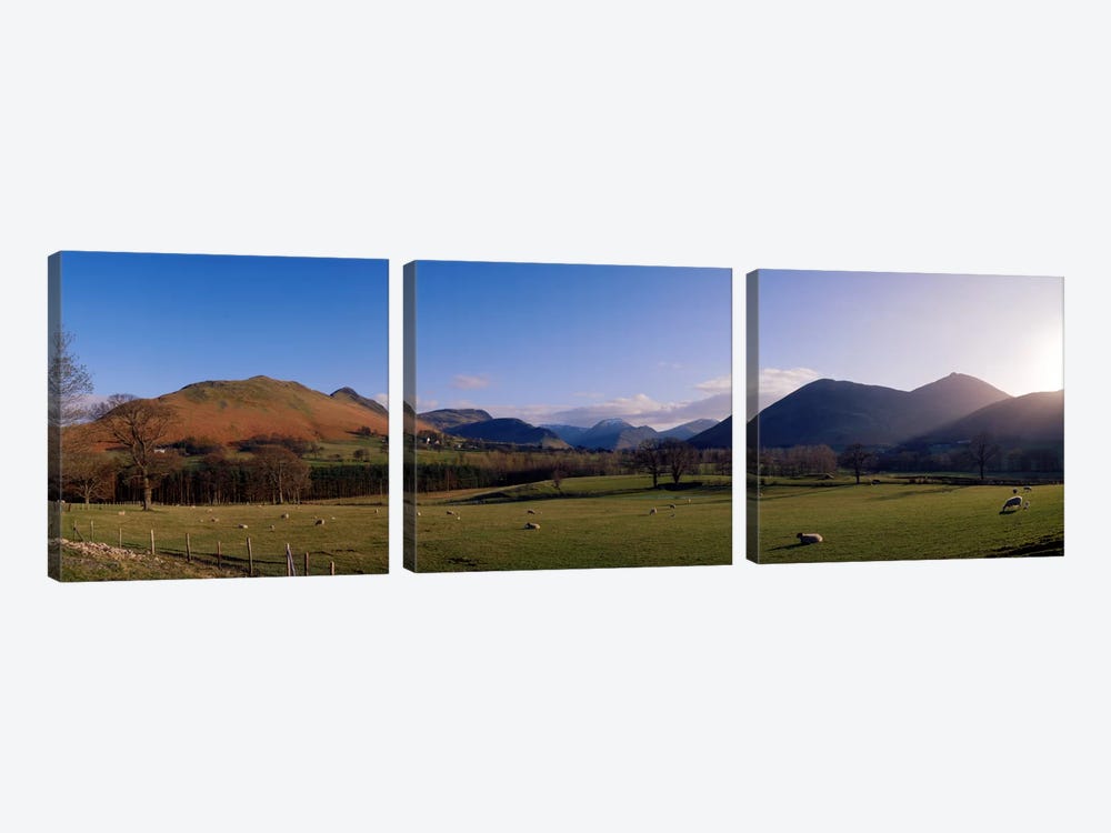 Valley Northern Lake District Cumbria Newlands England by Panoramic Images 3-piece Canvas Artwork