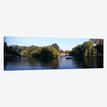 Lake in a park, Central Park, Manhattan, New York City, New York State, USA Canvas Print #PIM8117} by Panoramic Images Canvas Wall Art