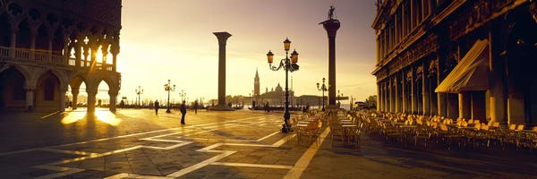 Veneto: View Of San Giorgio Maggiore From Piazza San Marco, Venice, Veneto, Italy by Panoramic Images