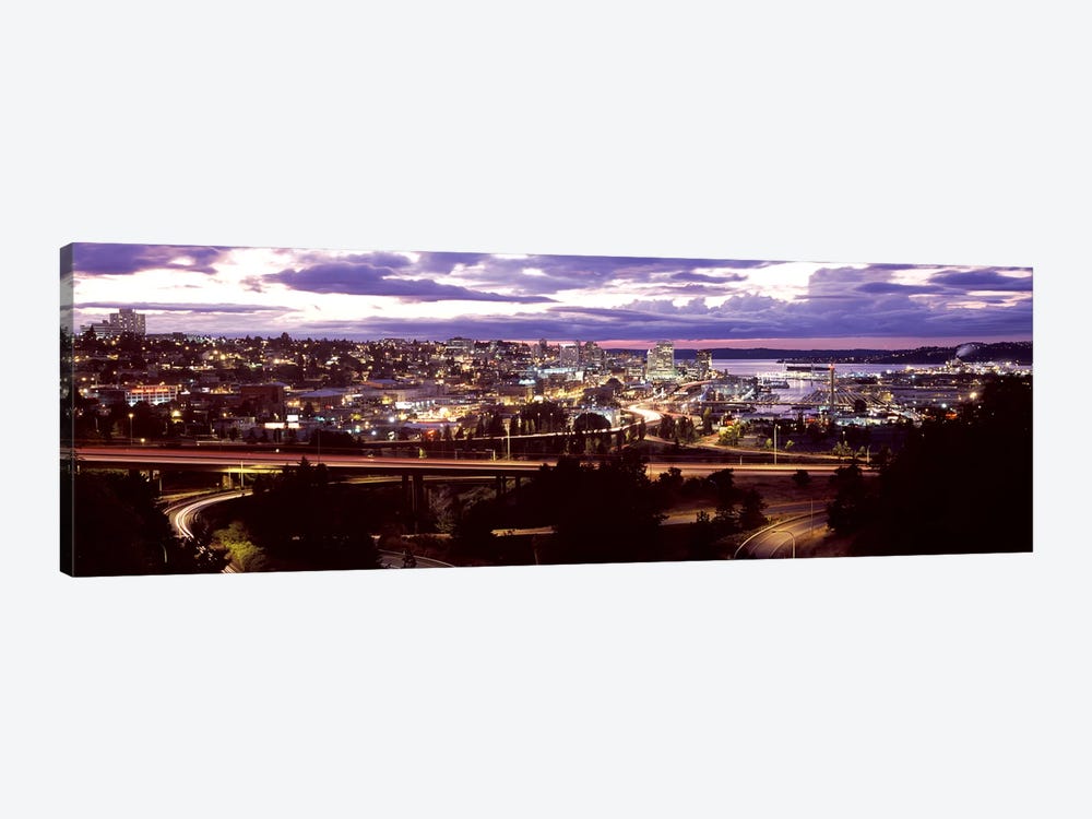Aerial view of a city, Tacoma, Pierce County, Washington State, USA 2010 by Panoramic Images 1-piece Canvas Wall Art