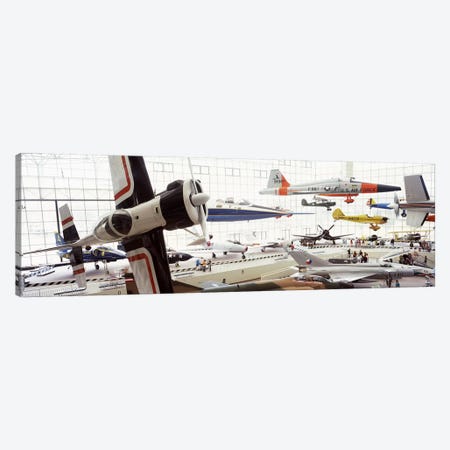 Interiors of a museum, Museum of Flight, Seattle, Washington State, USA Canvas Print #PIM8142} by Panoramic Images Canvas Artwork