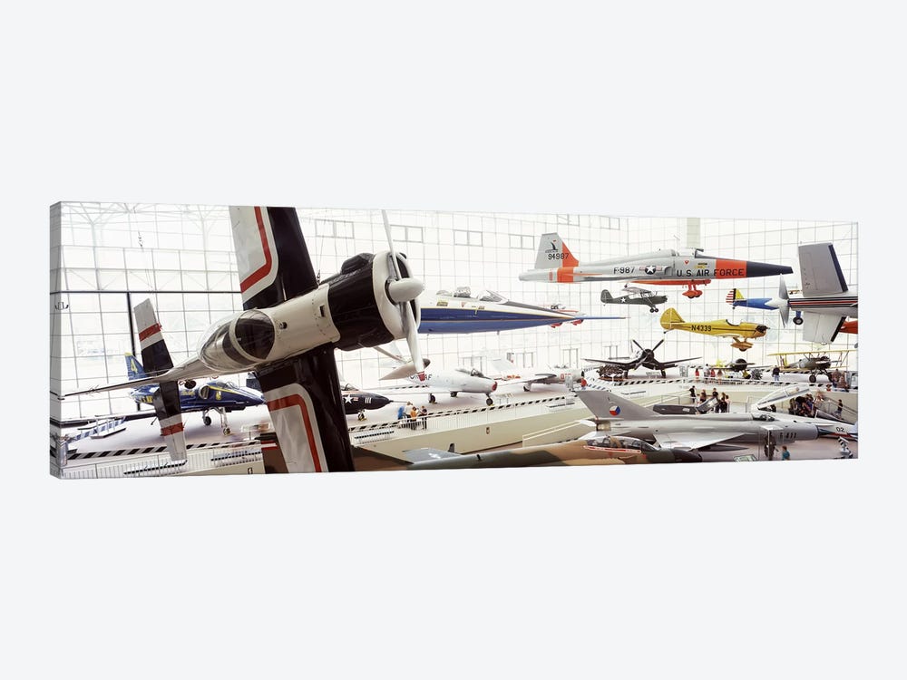 Interiors of a museum, Museum of Flight, Seattle, Washington State, USA by Panoramic Images 1-piece Canvas Artwork