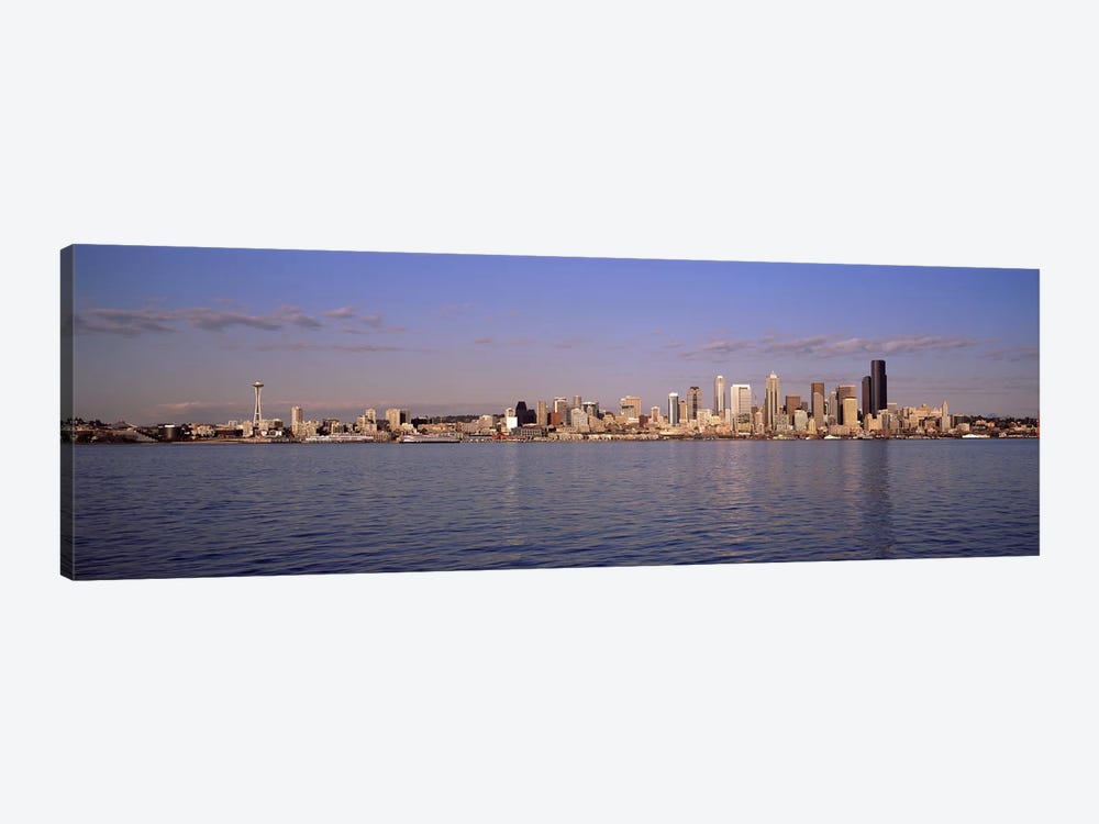 City viewed from Alki Beach, Seattle, King County, Washington State, USA 2010 by Panoramic Images 1-piece Art Print