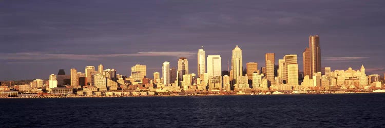 City viewed from Alki Beach, Seattle, King County, Washington State, USA 2010 #2