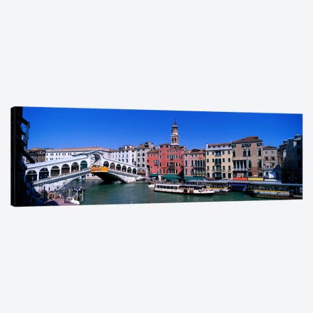 Ponte di Rialto Venice Italy Canvas Print #PIM814} by Panoramic Images Canvas Wall Art