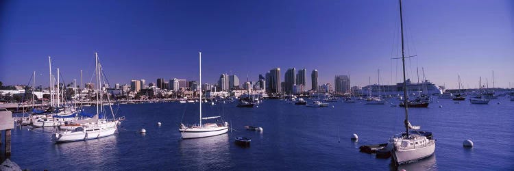 Sailboats in the bay, San Diego, California, USA 2010