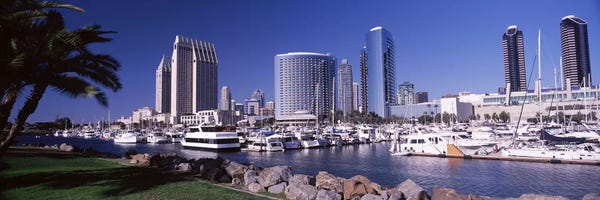 Harbors: Boats at a harborSan Diego, California, USA by Panoramic Images