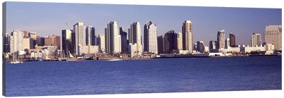 Buildings at the waterfront, San Diego, California, USA 2010 #2 Canvas Art Print - San Diego Skylines
