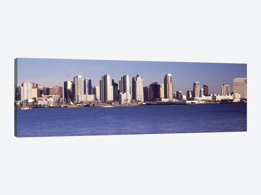 Buildings at the waterfront, San Diego, California, USA 2010 #2 by Panoramic Images 1-piece Canvas Print