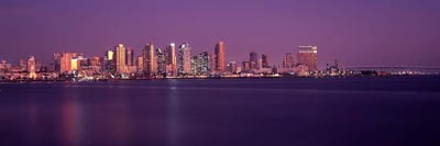 Buildings at the waterfront, San Diego, California, USA 2010 #3 by Panoramic Images canvas print