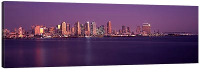 Buildings at the waterfront, San Diego, California, USA 2010 #3 Canvas Art Print - San Diego Skylines