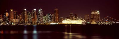 Buildings at the waterfront, San Diego, California, USA 2010 #4 by Panoramic Images canvas print