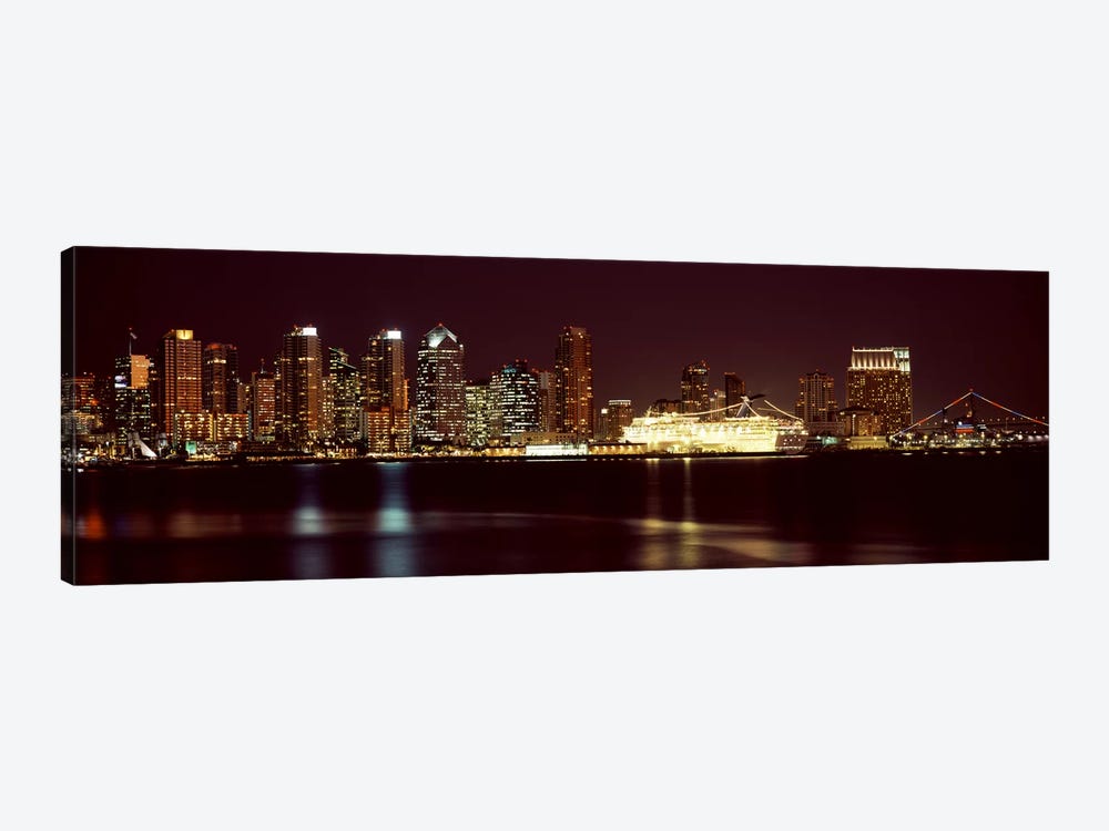 Buildings at the waterfront, San Diego, California, USA 2010 #4 by Panoramic Images 1-piece Canvas Print
