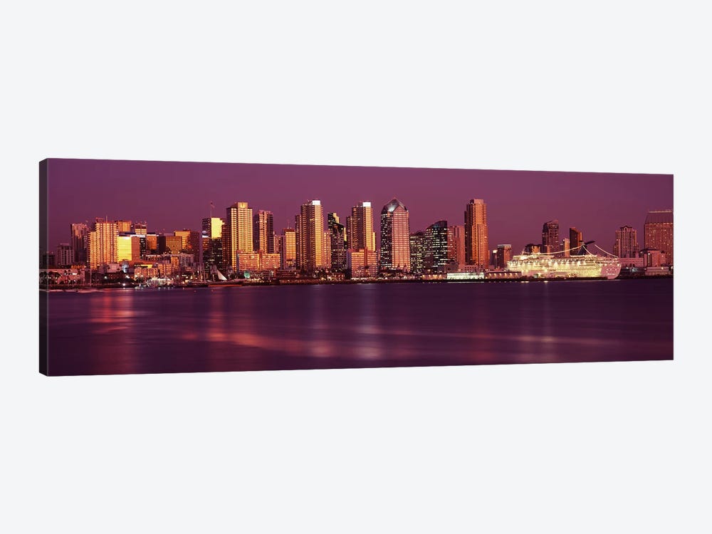 Buildings at the waterfront, San Diego, California, USA 2010 #5 by Panoramic Images 1-piece Canvas Wall Art