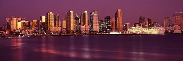San Diego: Buildings at the waterfront, San Diego, California, USA 2010 #5 by Panoramic Images
