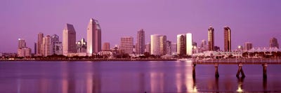 Buildings at the waterfront, San Diego, California, USA 2010 #6 by Panoramic Images canvas print
