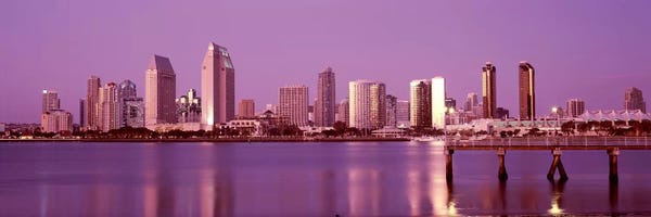San Diego Skylines: Buildings at the waterfront, San Diego, California, USA 2010 #6 by Panoramic Images