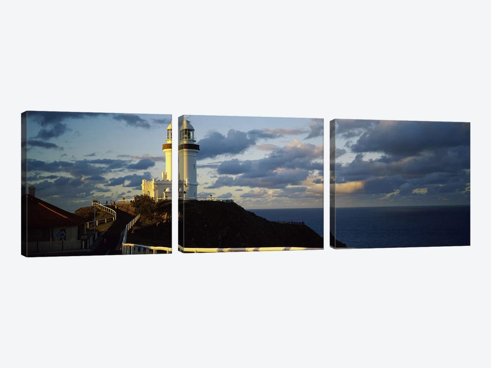 Lighthouse at the coast, Broyn Bay Light House, New South Wales, Australia by Panoramic Images 3-piece Art Print