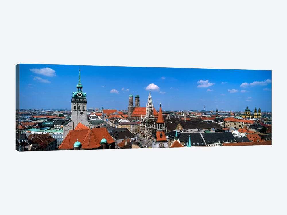 Aerial View Of the Altstadt District, Munich, Bavaria, Germany by Panoramic Images 1-piece Art Print