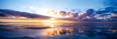 Partly Cloudy Seascape, North Sea, Germany by Panoramic Images canvas print