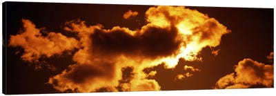 Clouds at sunset Canvas Art Print
