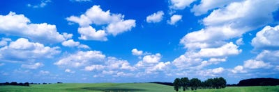 Cloudy Countryside Landscape, Germany by Panoramic Images canvas print