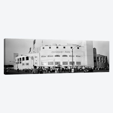 People outside a baseball park, old Comiskey Park, Chicago, Cook County, Illinois, USA Canvas Print #PIM8206} by Panoramic Images Canvas Art