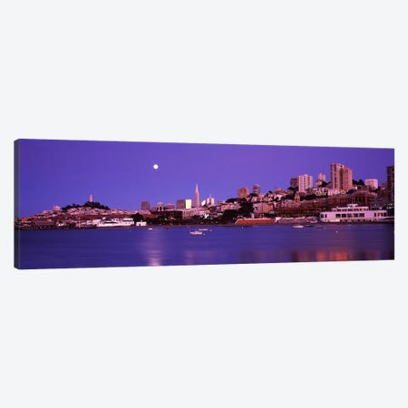 Buildings at the waterfront, San Francisco, California, USA #2 Canvas Print #PIM8208} by Panoramic Images Canvas Art Print