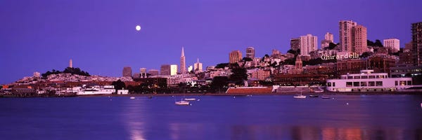 San Francisco Skylines: Buildings at the waterfront, San Francisco, California, USA #2 by Panoramic Images