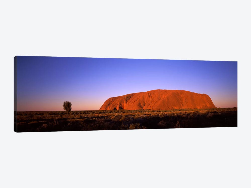 Sunset Over Uluru (Ayers Rock), Uluru-Kata Tjuta National Park, Northern Territory, Australia by Panoramic Images 1-piece Art Print
